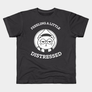 Feeling a little distressed Kids T-Shirt